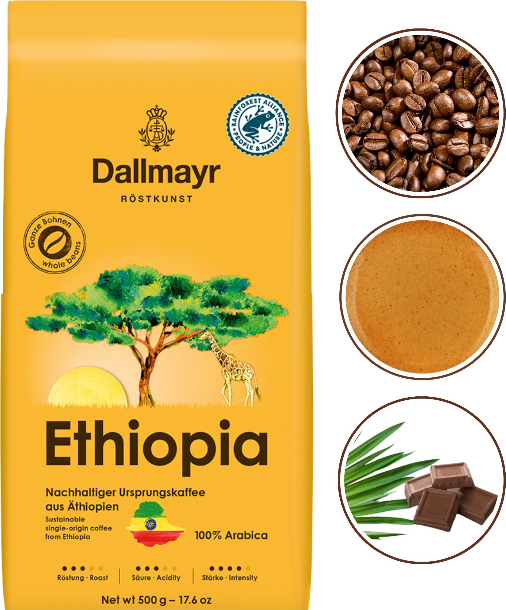 Kawa ziarnista Dallmayr Ethiopia 500 g