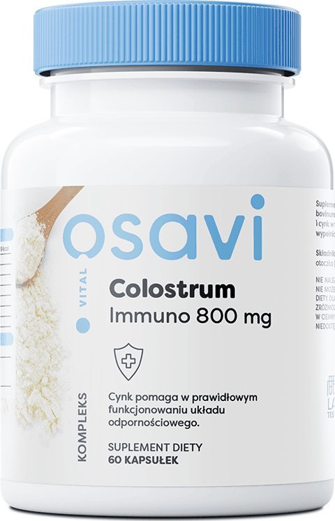 Osavi Osavi Colostrum Immuno 800 mg 60 kapsułek - WYSYŁAMY W 24H!