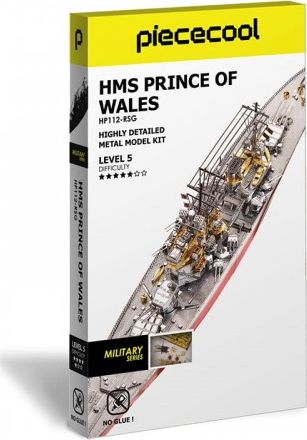 Piececool Piececool, Pancernik HMS Książe Walii Model do składania