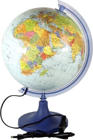 Zachem Globus 250 polityczny, podświetlany