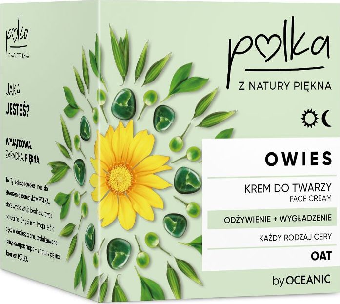 Oceanic Krem do twarzy Polka Owies Odżywienie + Wygładzenie 50ml