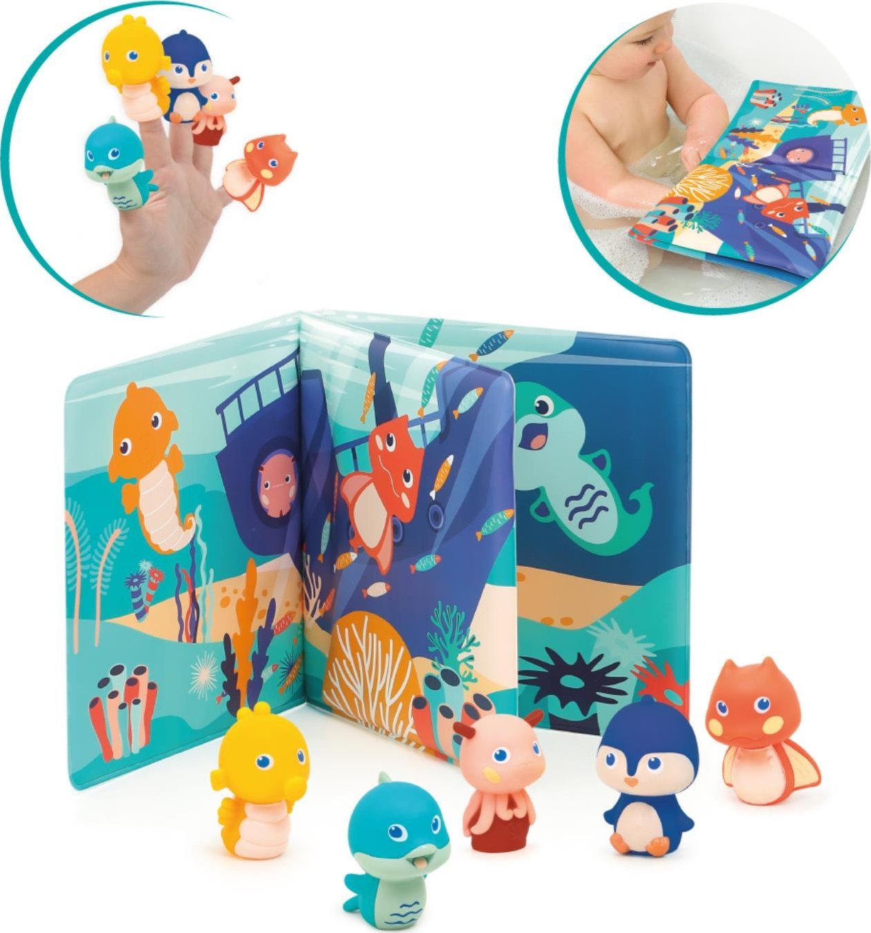 Ludi LUDI maudymosi knygelė su pirščiukų žaidimu