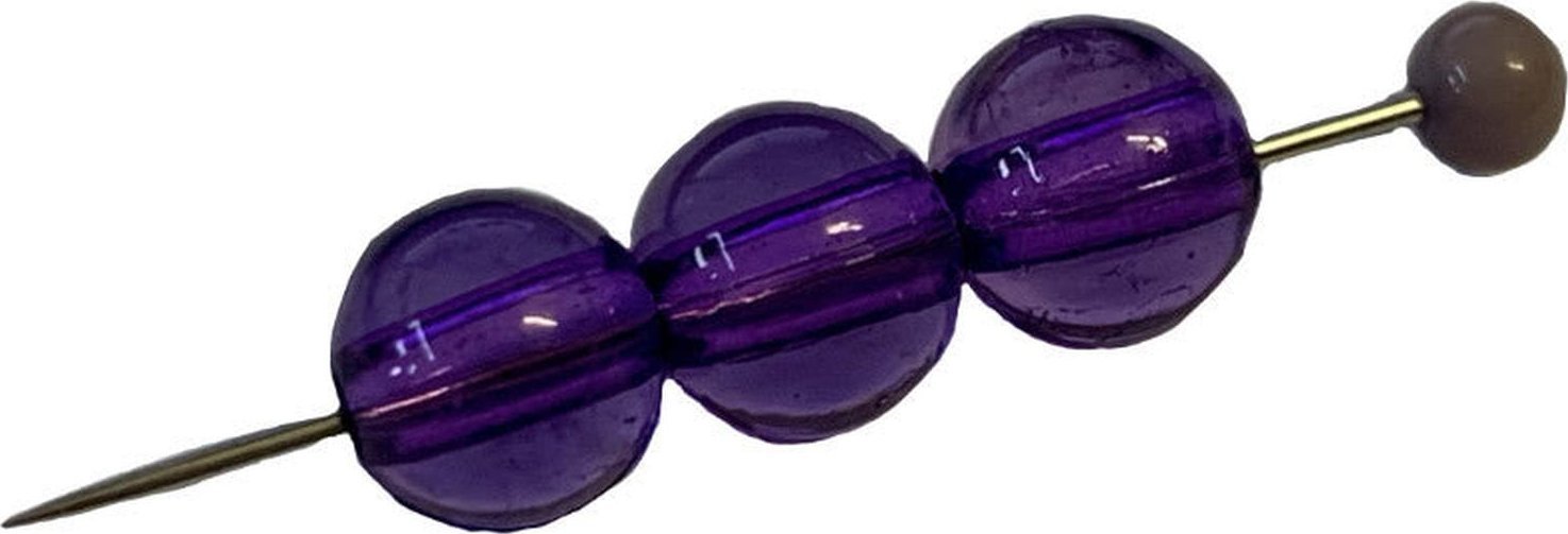 kufer-pasmanteria.pl Korale Akrylowe Kula 6mm (50szt) Fiolet
