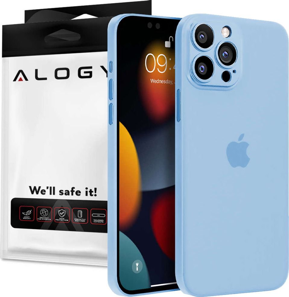 Alogy Etui ochronne Alogy Ultra Slim Case do Apple iPhone 13 Pro Niebieskie
