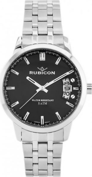 Zegarek Rubicon ZEGAREK MĘSKI RUBICON RNDD82SIBX (zr083c)