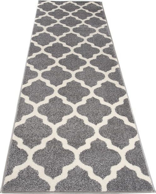 Carpetpol Dywan chodnik nowoczesny szary Komfort MAROKOK082A GRAY MAROKO O0X (1.00*2.50)