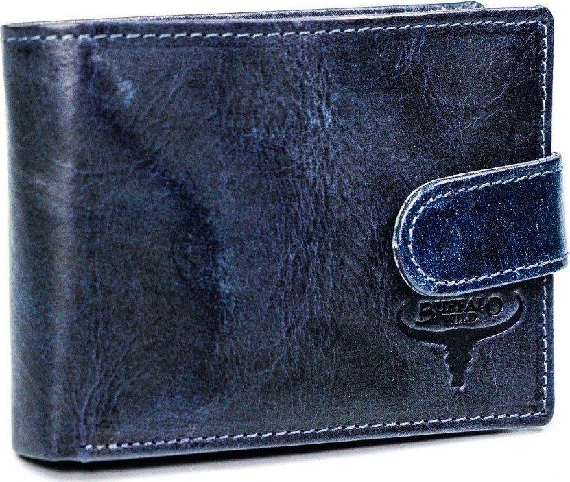 Kemer Niewielki portfel męski Buffalo Wild RFID zatrzask uniwersalny