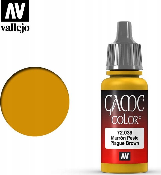 Vallejo Vallejo: 72.039 - Game Color - Plague Brown (18 ml)