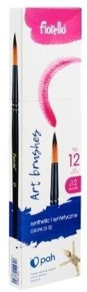 Pędzle artystyczne GR-PA12-06 (12szt) FIORELLO