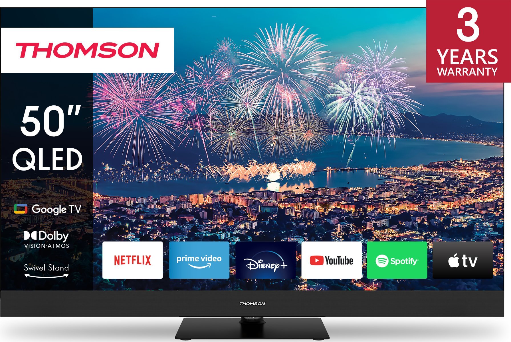 Telewizor Thomson 50QG6C14 QLED 50'' 4K Ultra HD Google TV
