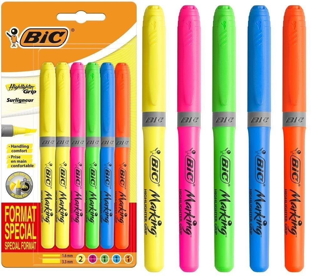 Zakreślacz highlighter Grip Special Format 6szt