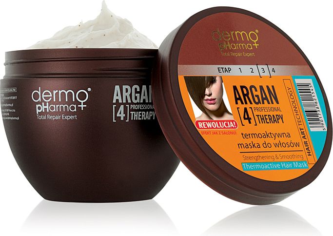Dermo Pharma Termoaktywna maska do włosów Argan 250ml