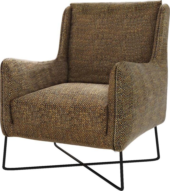 Selsey SELSEY Fotel Inkana złoto-czarny