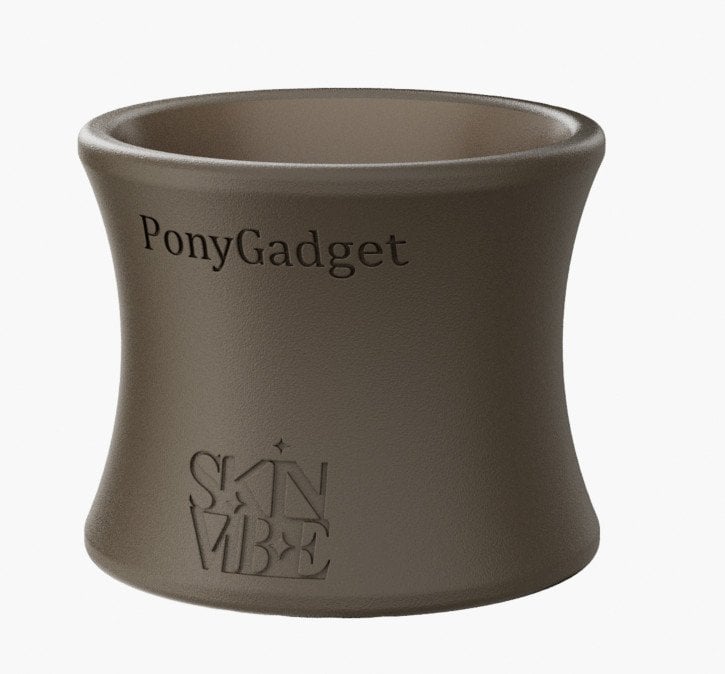 SkinVibe PonyGadget - Guma do włosów, brązowa (SV-004BR)