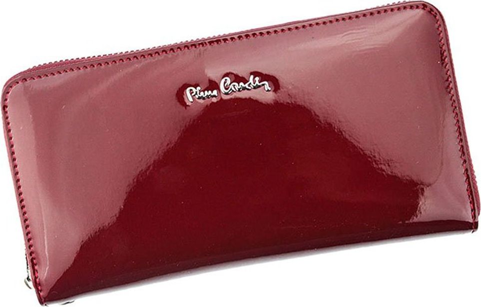 Pierre Cardin Portfel damski skórzany PIERRE CARDIN 05 LINE 118 Czerwony uniwersalny