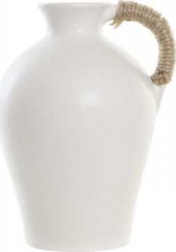 DKD Home Decor Wazon DKD Home Decor Ceramika Naturalny Biały (16,5 x 15 x 22 cm)