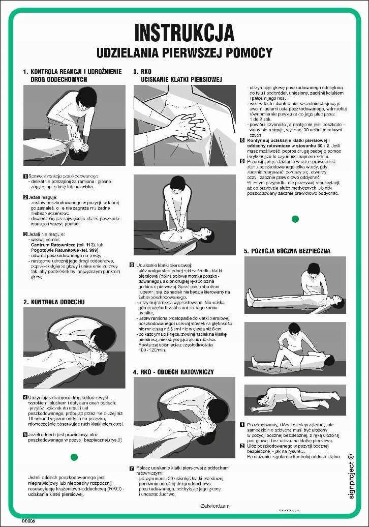 Mój dom Instrukcja Udzielania Pierwszej Pomocy 245X350 Libres Polska Sp Dd006_245X350_Hn 5904937010277