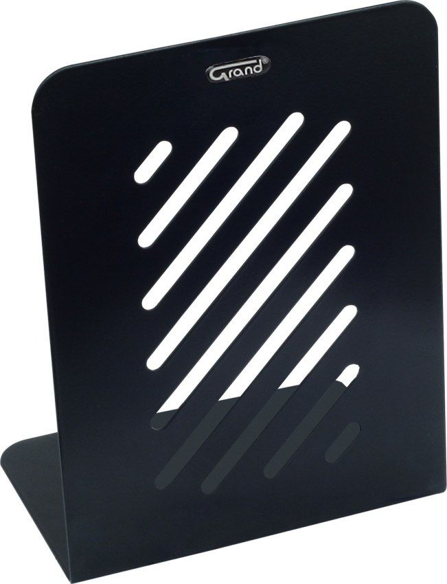 Podstawka do książek GRAND GR-048 met. czarny ( 1op.-2szt.). Grand