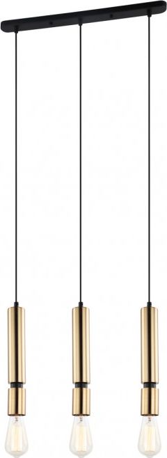 Lampa wisząca Italux Torla nowoczesna czarny (PEN-5041-3-BKBR)
