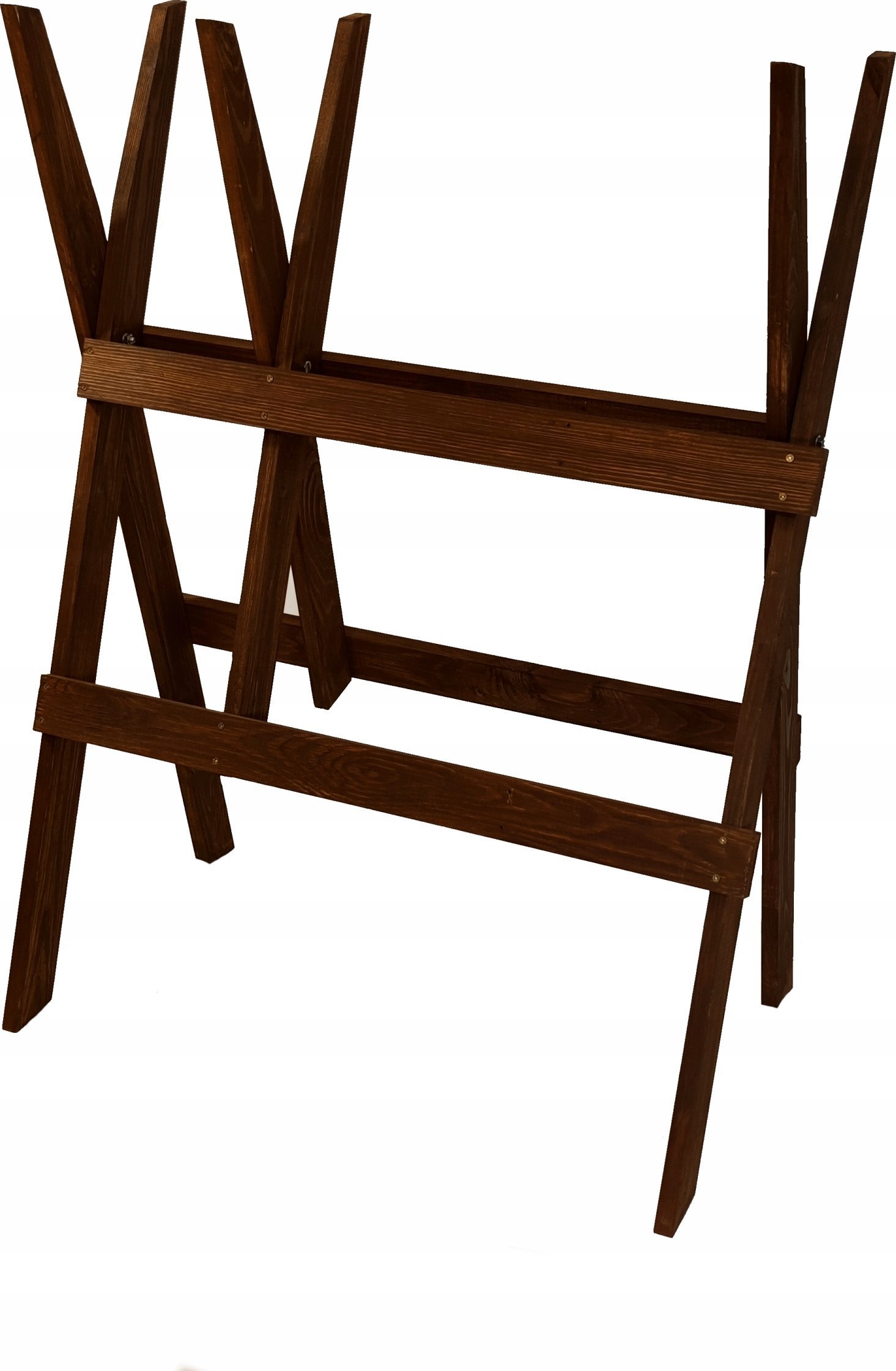 Wamar-Sosenka Koziołek drewniany do cięcia drewna kobyłka kozioł stojak Brązowy Drewno sosnowe 100x69x66 KD-1000_O_BR