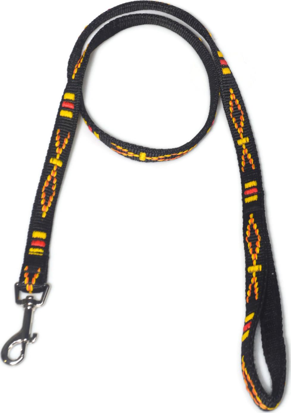 Alizoo Smycz dla psa podwójna indiańska 20mm/130cm - ALIZOO