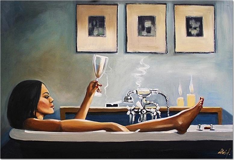 ART-POL Obraz olejny ręcznie malowany 50x70cm Jack Vettriano kopia