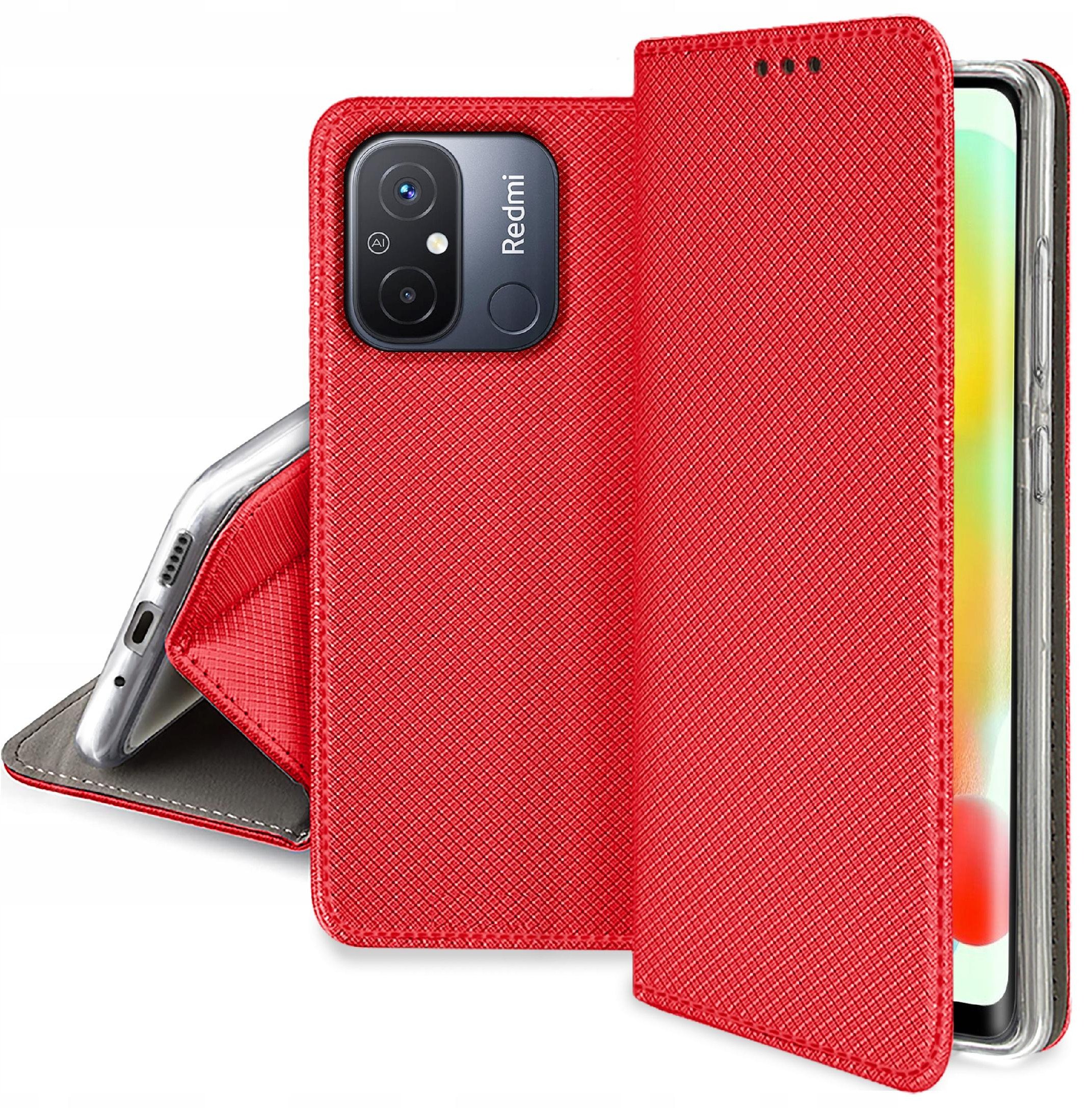 Etui do Xiaomi Redmi 12C SMART MAGNET + SZKŁO