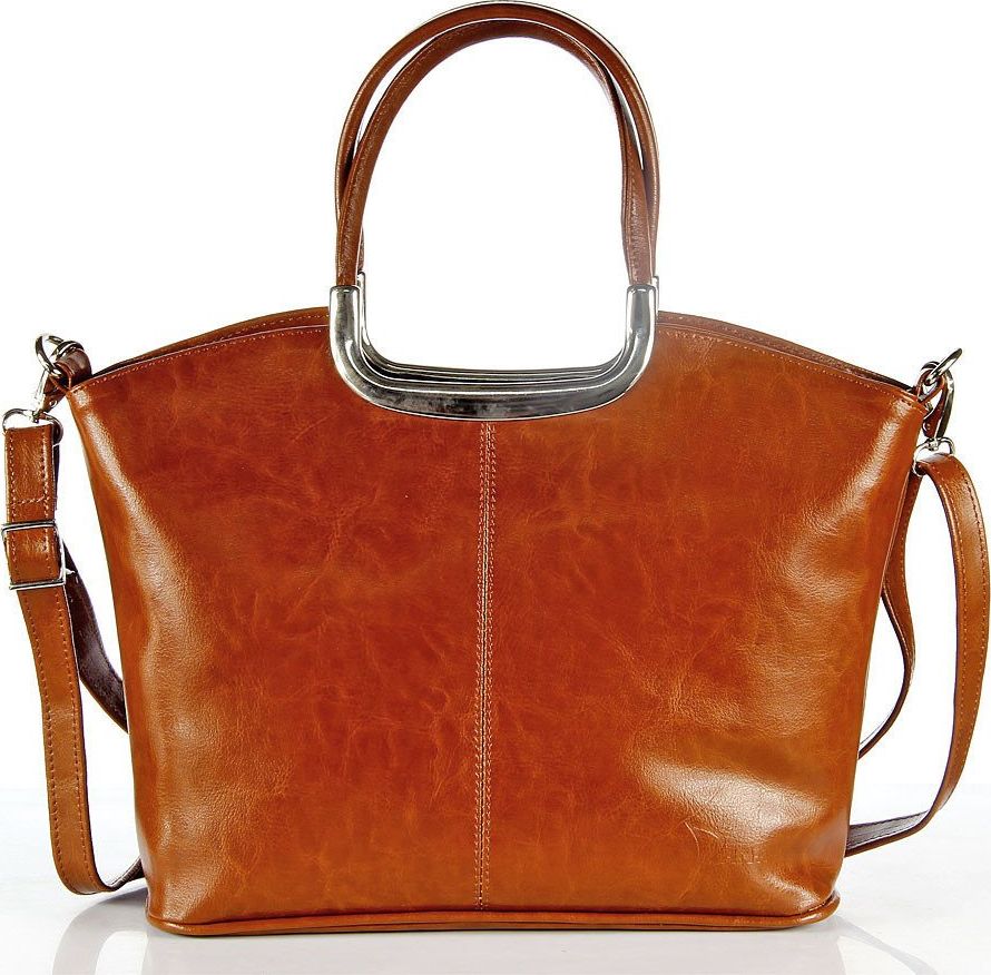 DAN-A Aktówka kuferek ze skóry naturalnej DAN-A T262 camel