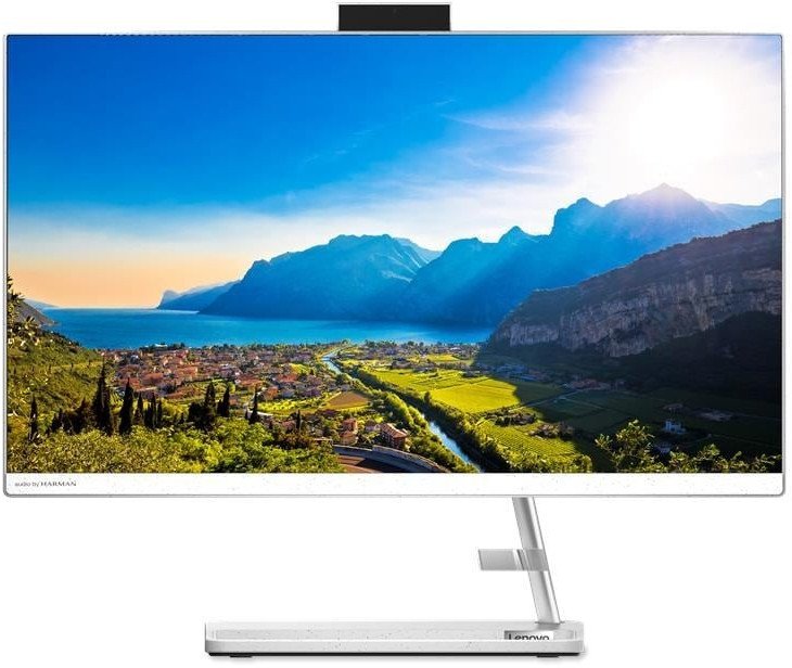 Lenovo IdeaCentre AIO 3 24ALC6 / F0G1011WUK-02 / AMD Ryzen 5 / 16GB / SSD 512GB / AMD Radeon / FullHD / Win 11 / Biały