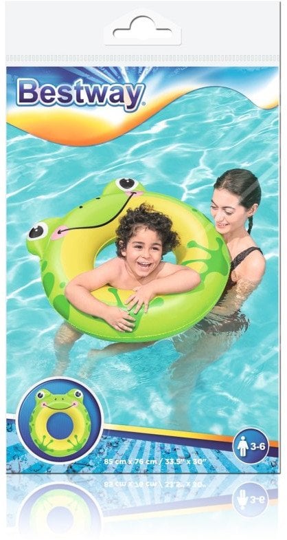 Kółko do Pływania dla dzieci Żabka BESTWAY Zwierzęta 76x85cm