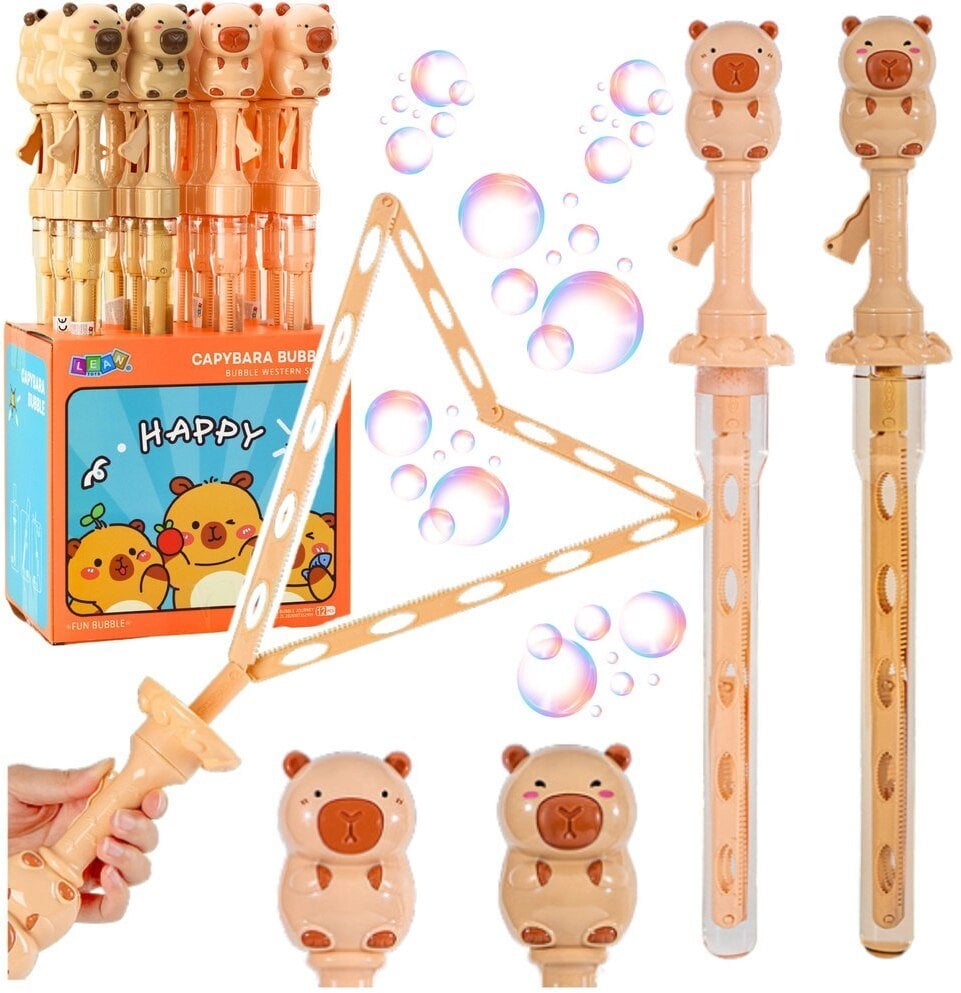 Bańki Mydlane Duża Różdżka Rozkładana Kapibara 49,5 cm 100 ml