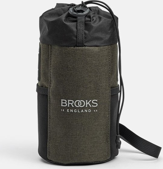Brooks Torba na kierownicę BROOKS SCAPE FEED POUCH, Mud Green, Pojemność 1L, Mocowanie na paskach, Wodoodporna (NEW)