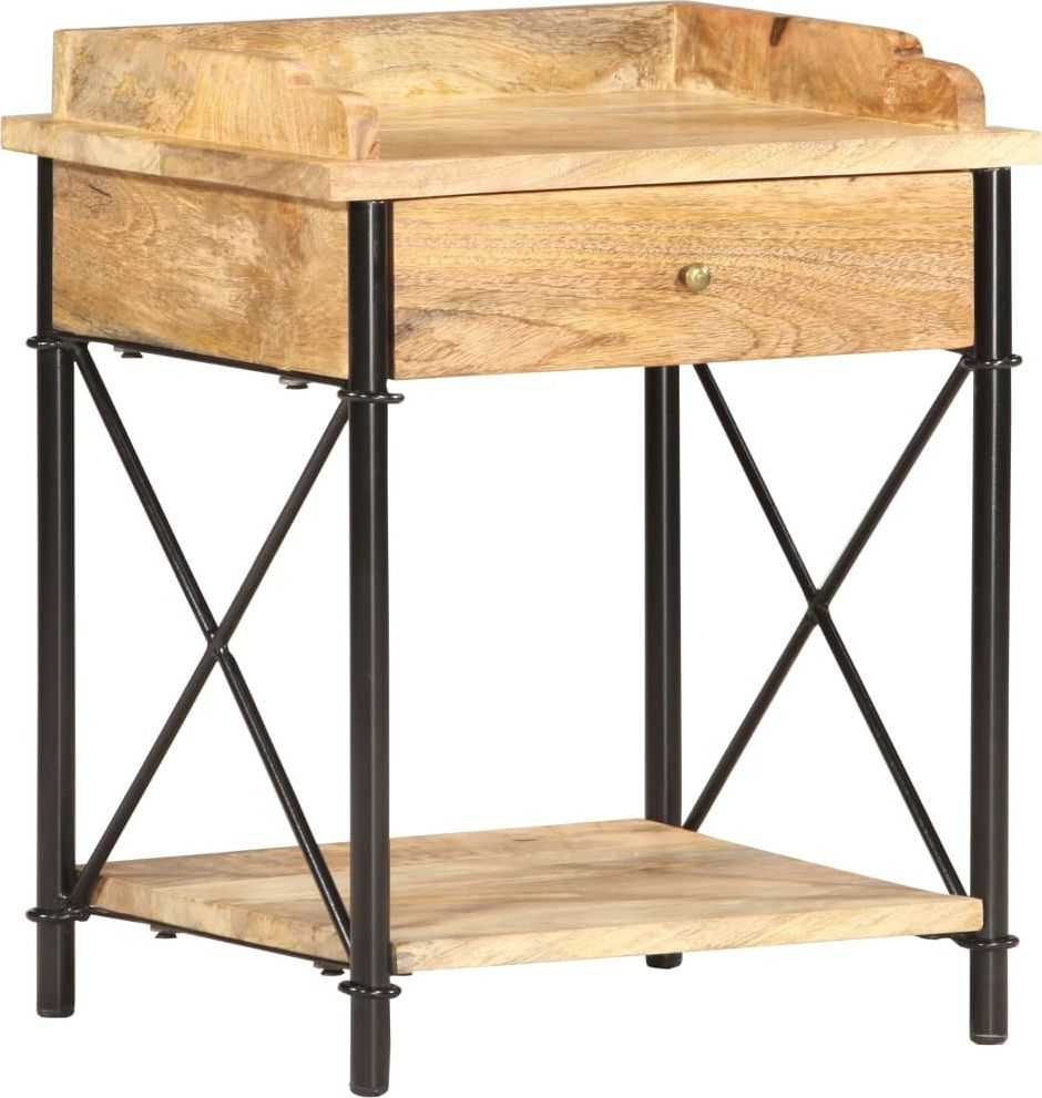 vidaXL VidaXL Szafka nocna, 40 x 35 x 50 cm, lite drewno mango