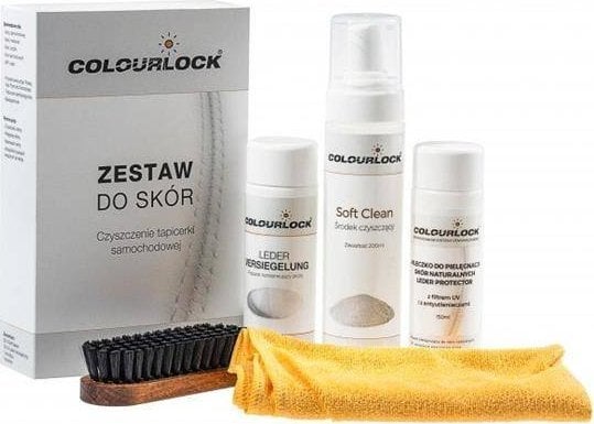 Colourlock Zestaw do czyszczenia skóry Soft z mleczkiem pielęgnującym