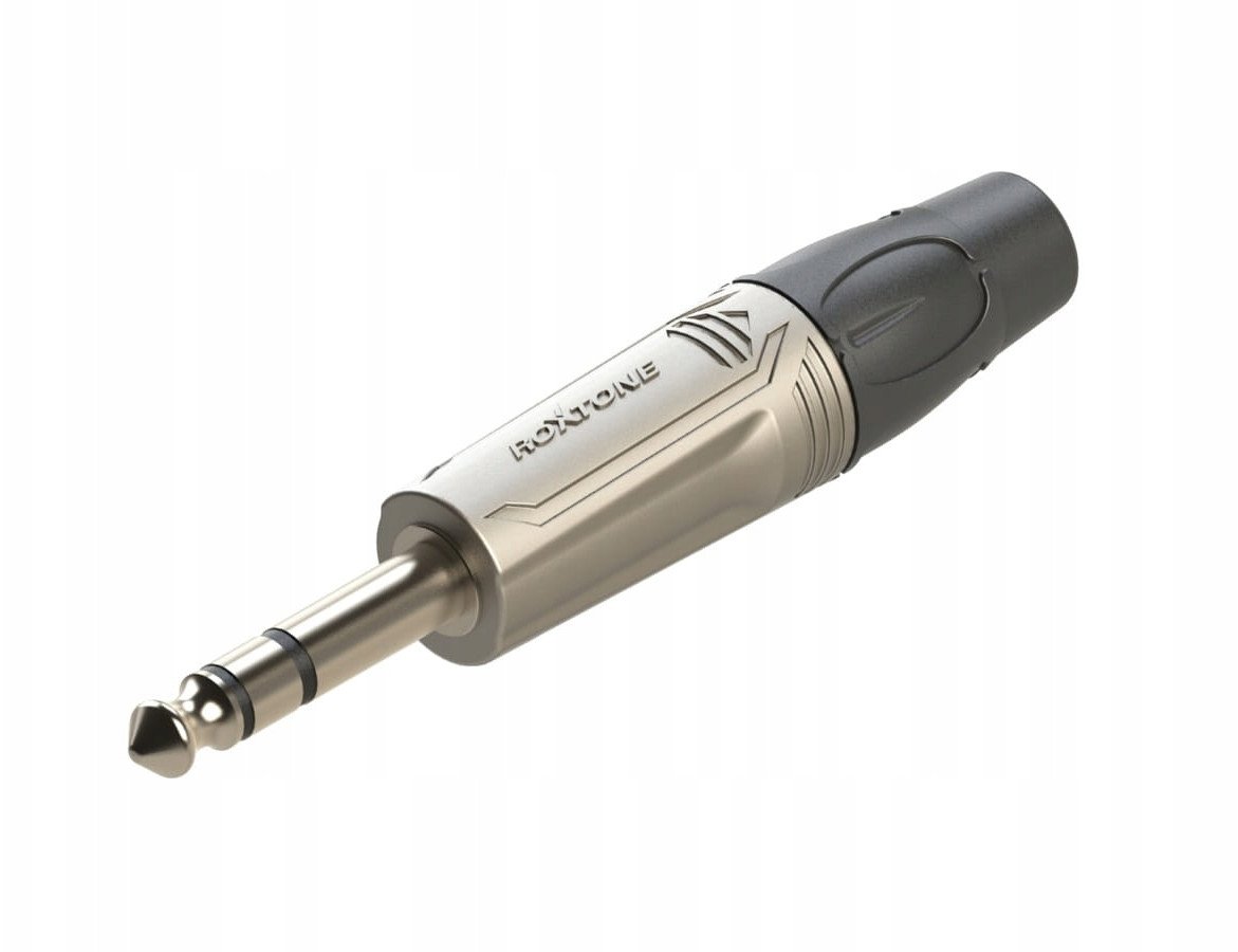 Roxtone Wtyk Jack 6.3 stereo nakablowy RJ3P-NN