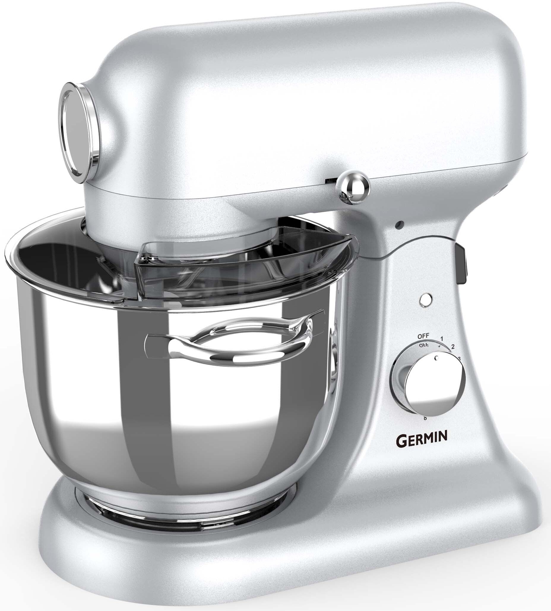 Robot kuchenny Germin Robot kuchenny mikser planetarny BERLINGER Mocny 2500W 5,5L 4 mieszadła