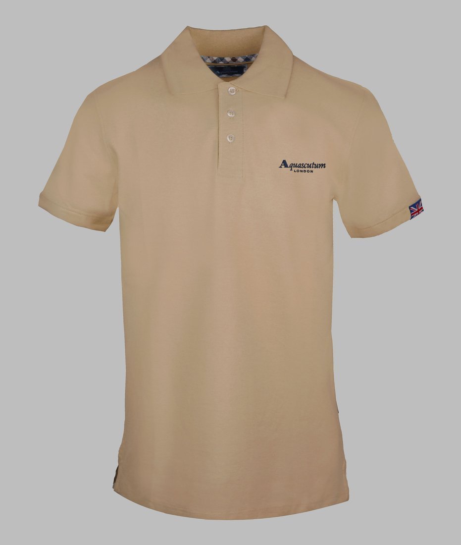 Aquascutum Koszulki polo marki Aquascutum model P01423 kolor Brązowy. Odzież męska. Sezon: Wiosna/Lato 2XL