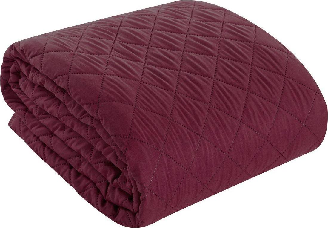 Eurofirany Narzuta Design Pikowana Alara3 Bordo 220x240