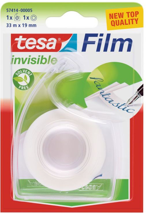 Tesa Taśma biurowa tesafilm® invisible 33m x 19mm + dyspenser Easy Cut (57414-00005-02)