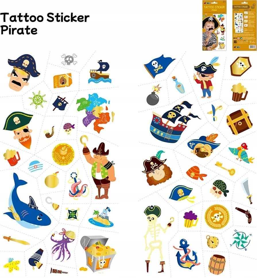 Teka Tatuaże - Piraci