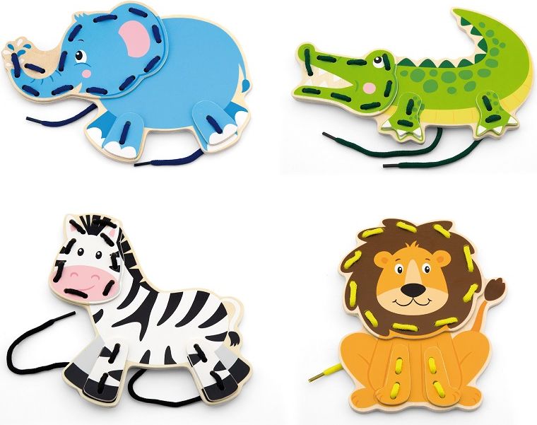 Viga Dopasowanka Sznurowanka Zoo (0946, Viga)