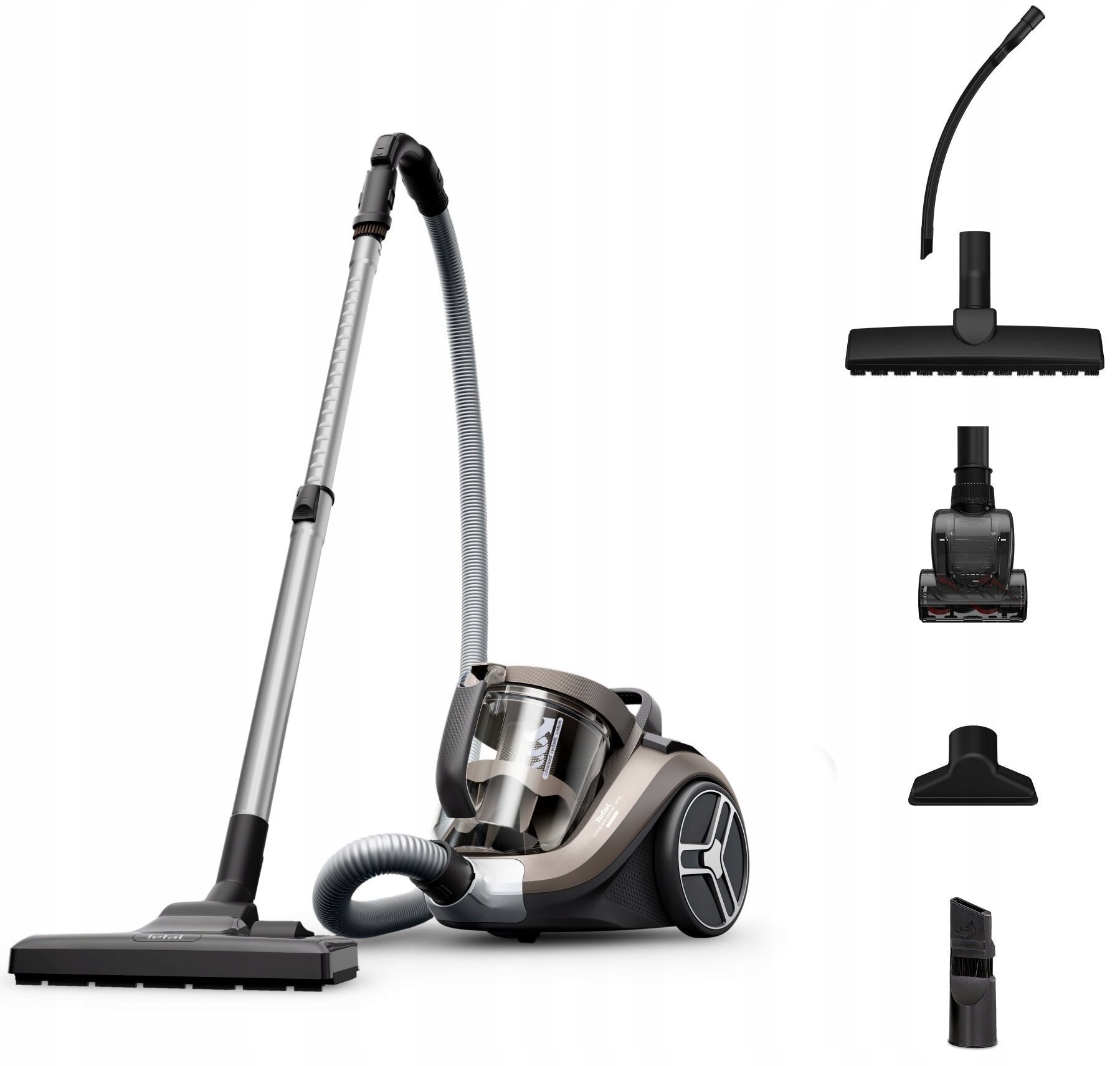 Tefal Compact Power XXL 900 W bez maisina besa - Puteklu sucejs