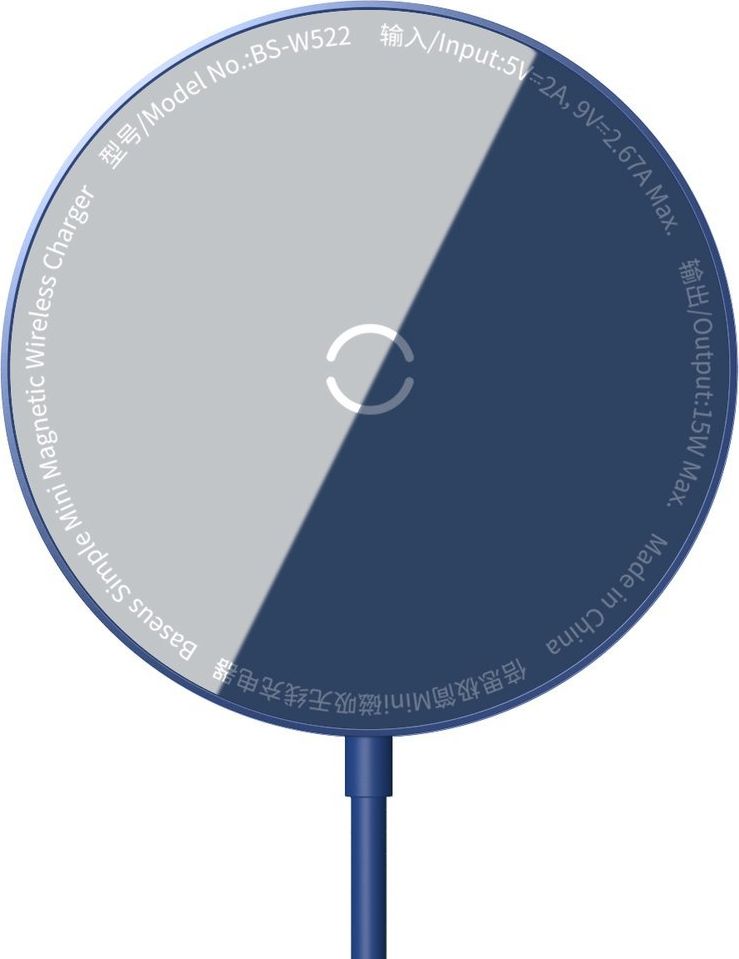 Ładowarka Baseus Simple Mini Indukcyjna 2 A (BSU2709BLU)
