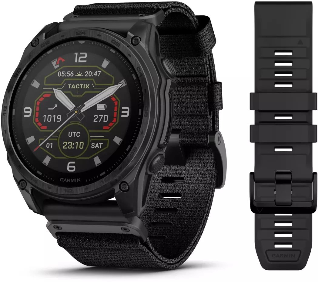 Zegarek sportowy Garmin Tactix 8 Solar Elite Czarny (010-03407-11)
