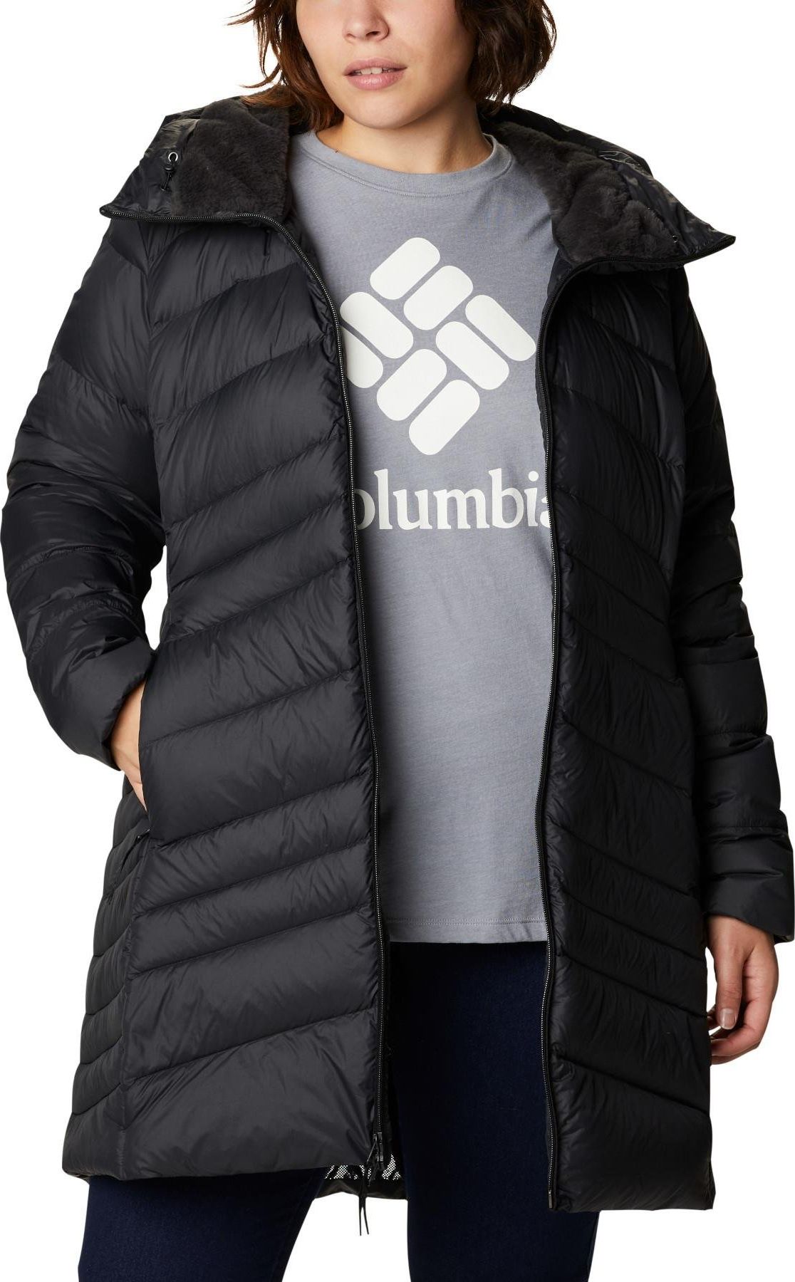 Columbia Columbia Autumn Park Down Mid Jacket 1930223010 Czarne S