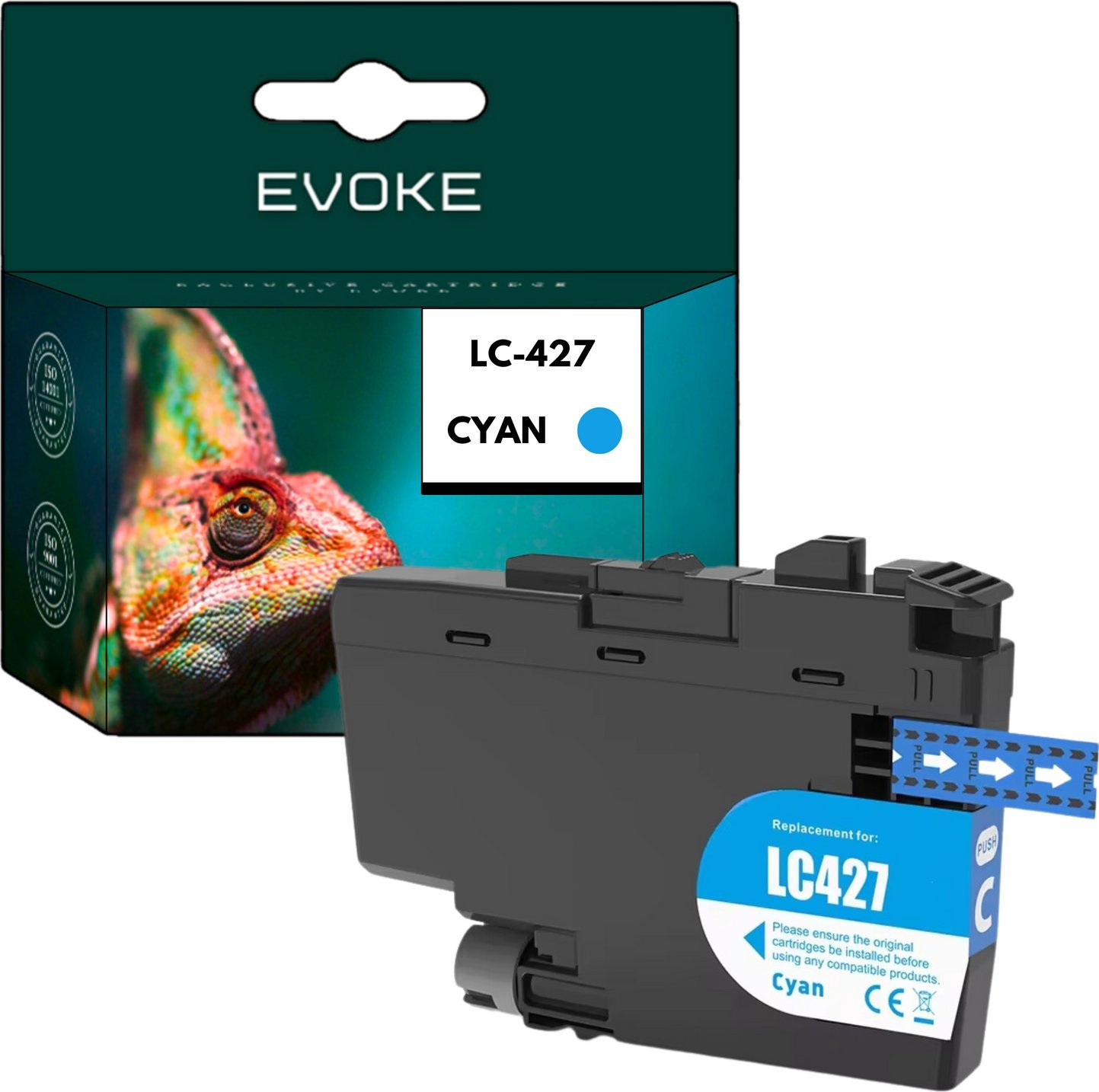 Tusz do drukarki Brother LC427C niebieski (cyan) | 1500 stron | LC427C