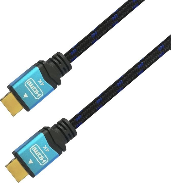 Kabel Aisens HDMI CABLE 2.0 PREMIUM(A)M TO HDMI(A)M Aisens 2M 2M/male-TO-MALE high-SPEED/HIGH/4K/BLACK-BLUE-A120-0357