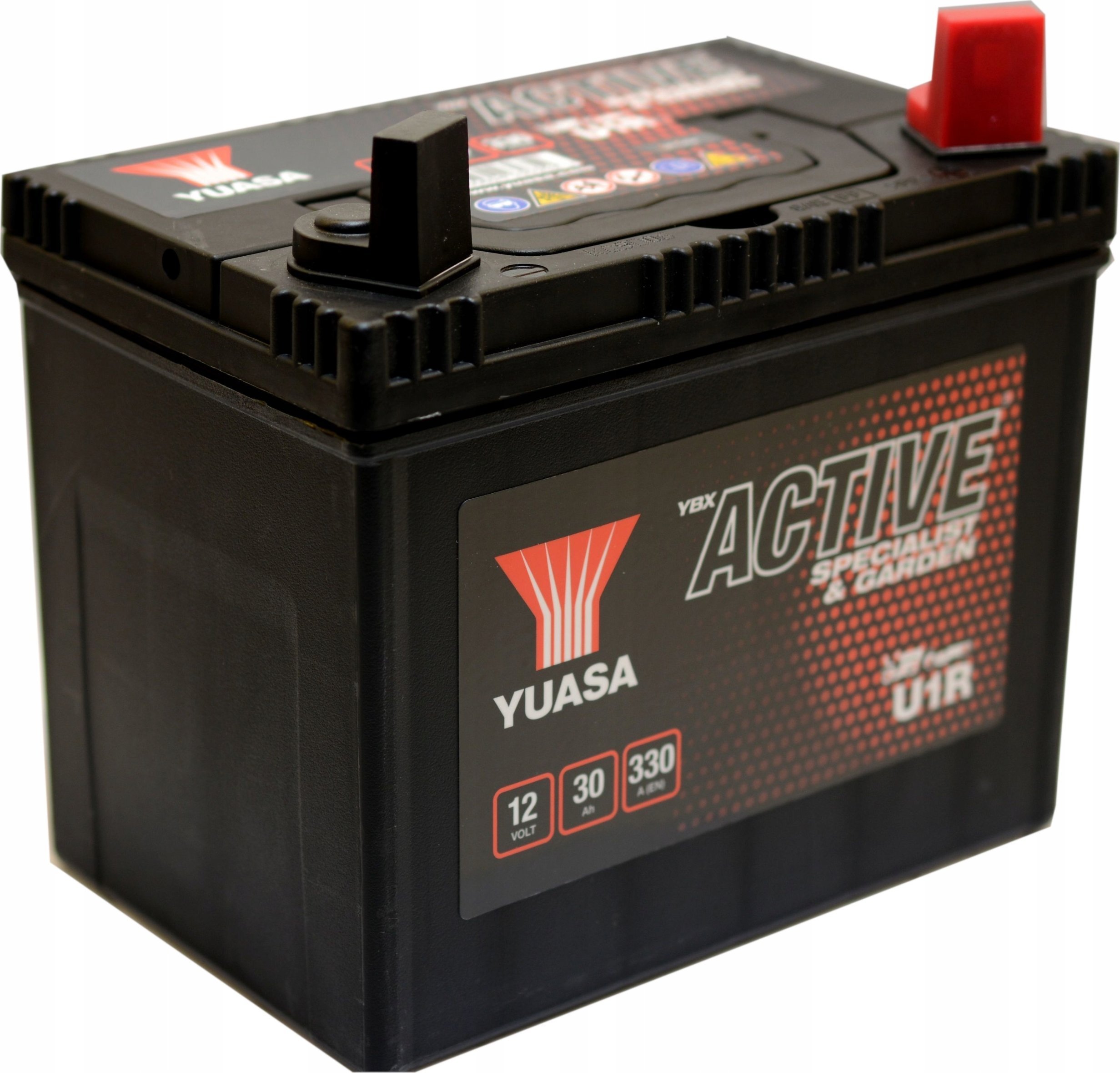 Akumulator Kwasowy/Rozruchowy YUASA 12V 30Ah 330A P+ Bezobsługowy 194x125x178mm Uruchomiony U1R