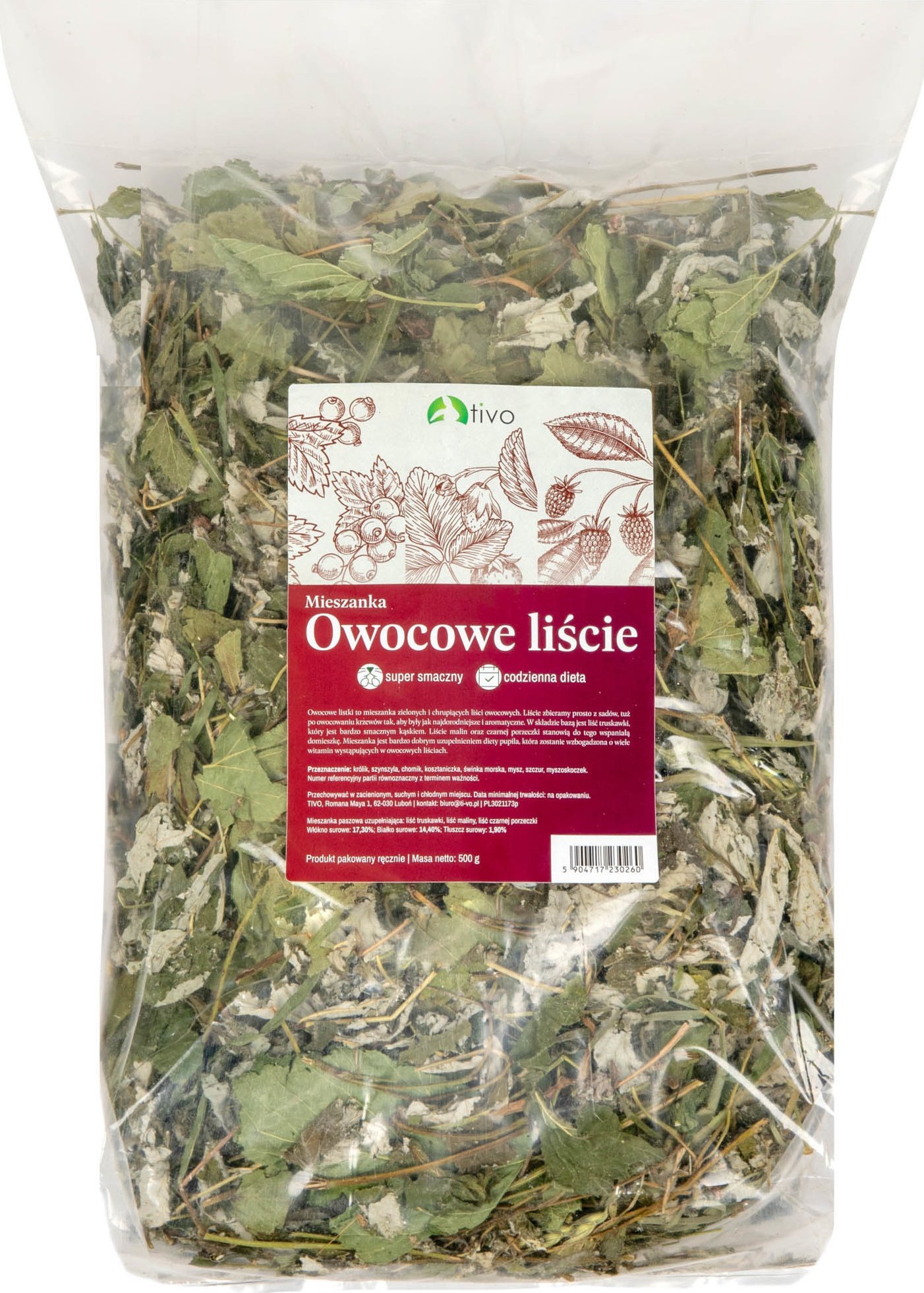 Tivo Owocowe Liście 500g - Mieszanka liści