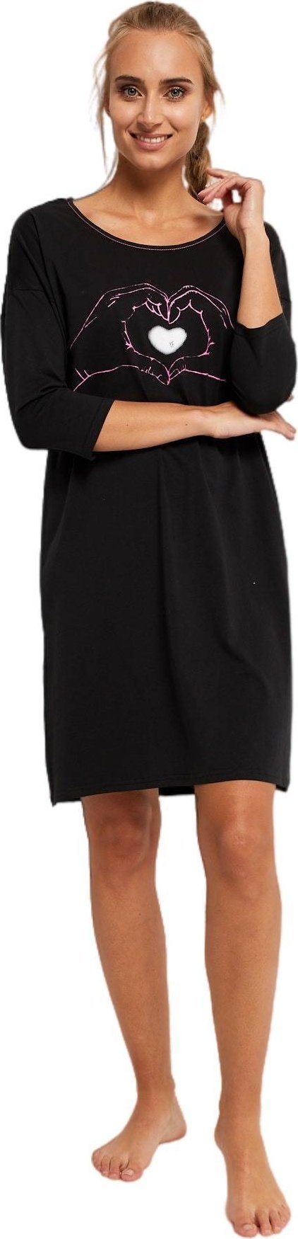 Italian fashion Koszula nocna dam. GALIA ręk.3/4 r.3-6 S